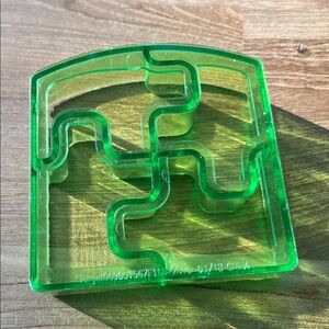 Green Puzzle Piece Cookie/ Sandwich Cutter